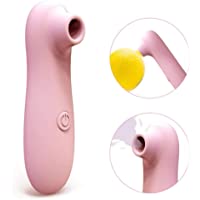  - NUEVO 2020 Succionador de clitoris Gilmez. Estimula tu vida sexual. Vibrador masajeador vaginal. Juguete sexual mujer y pareja con 10 modos de intensidad. Inalambrico.